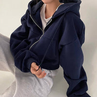 Short Women's Vest with Hood and Oversized Fit – Rinette