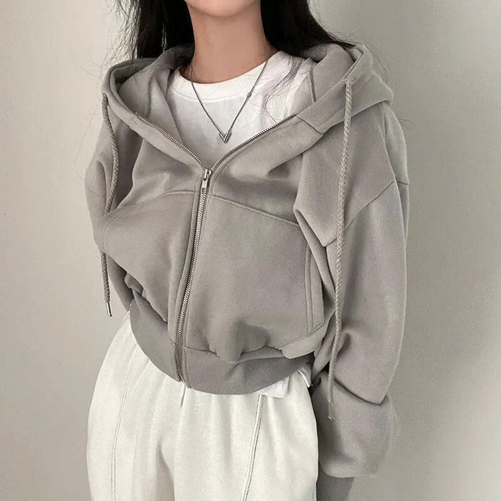 Short Women's Vest with Hood and Oversized Fit – Rinette