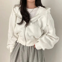Short Women's Vest with Hood and Oversized Fit – Rinette
