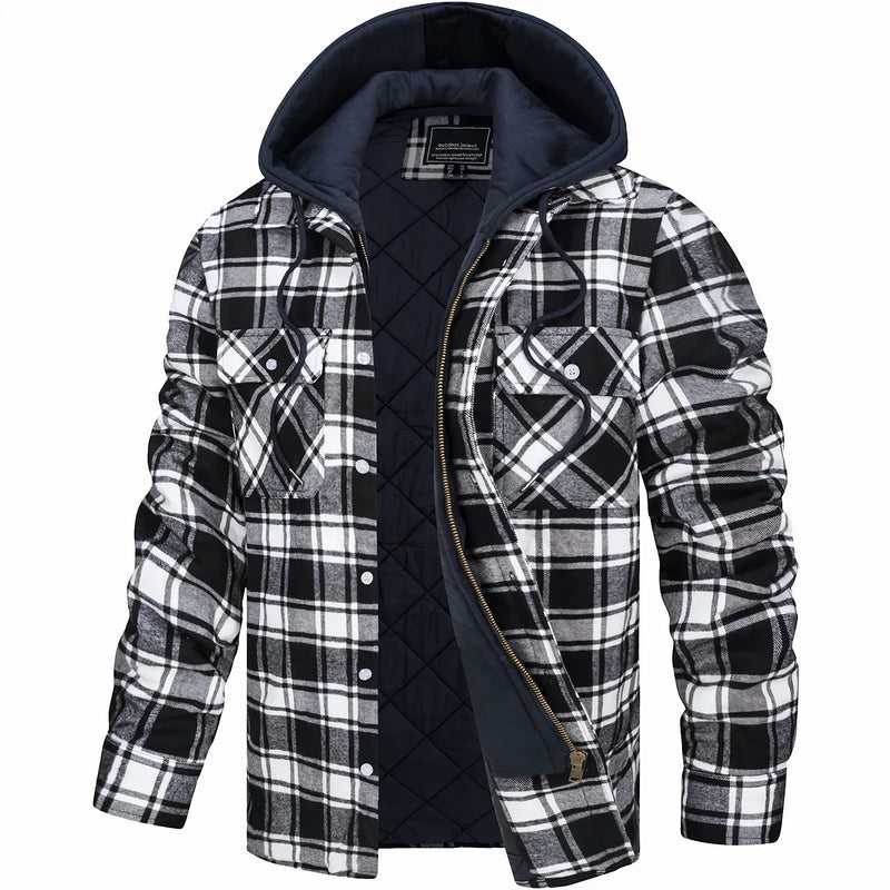 Men's Checked Fall Jacket – Finn