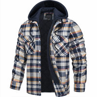 Men's Checked Fall Jacket – Finn
