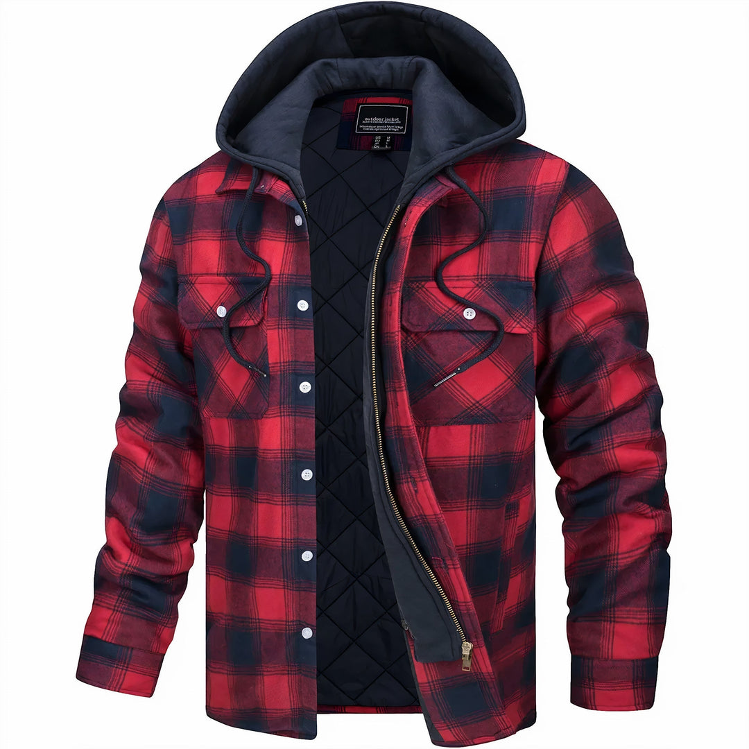 Men's Checked Fall Jacket – Finn