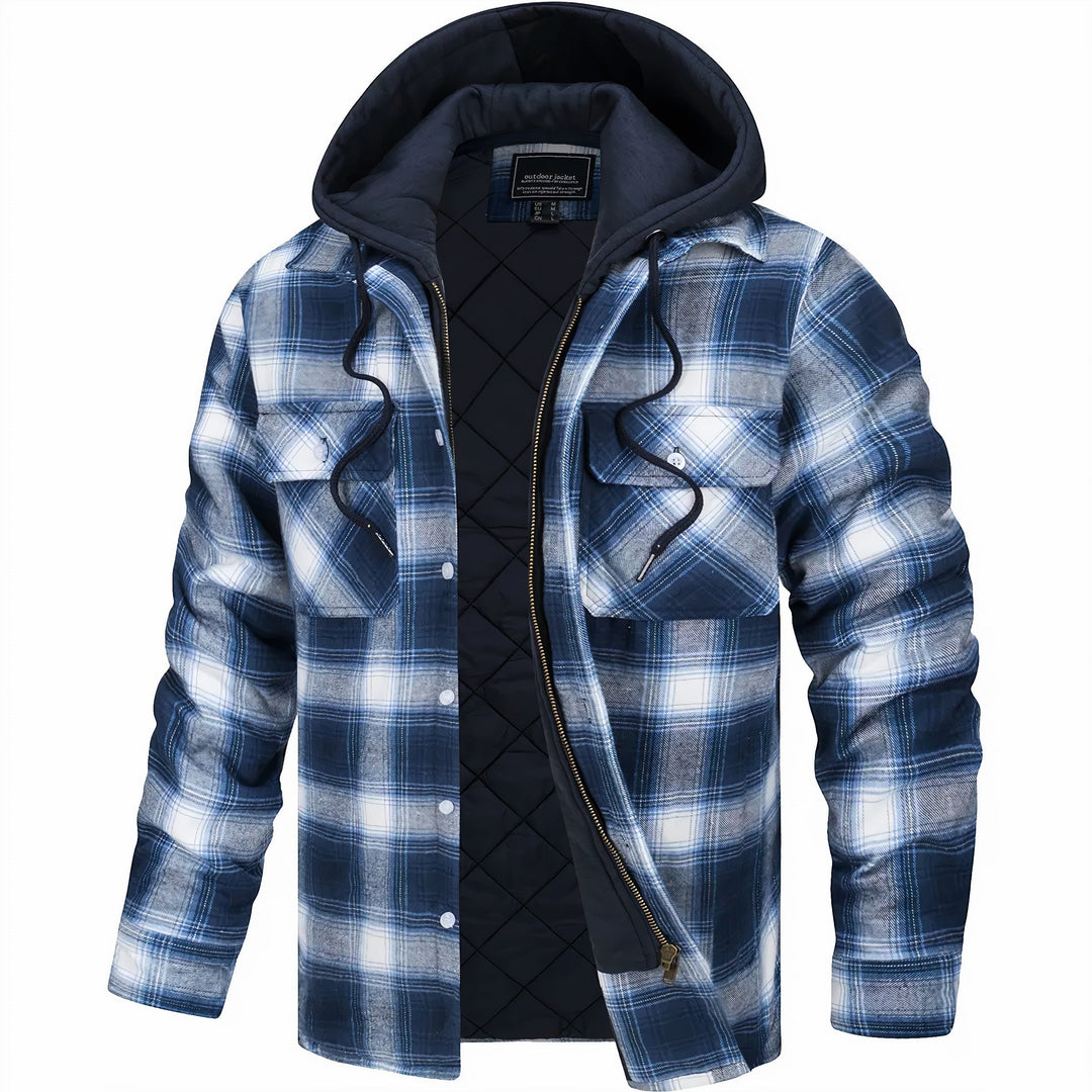 Men's Checked Fall Jacket – Finn