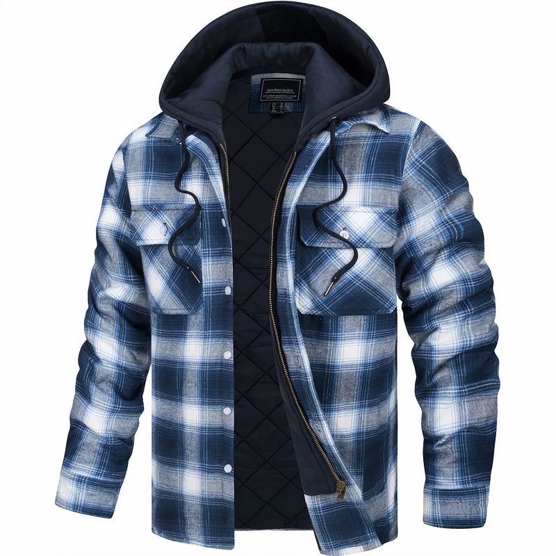Men's Checked Fall Jacket – Finn