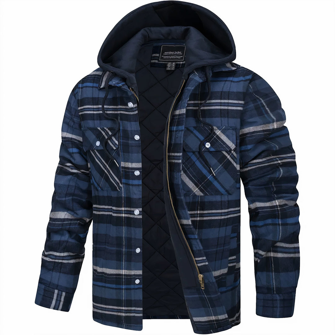 Men's Checked Fall Jacket – Finn