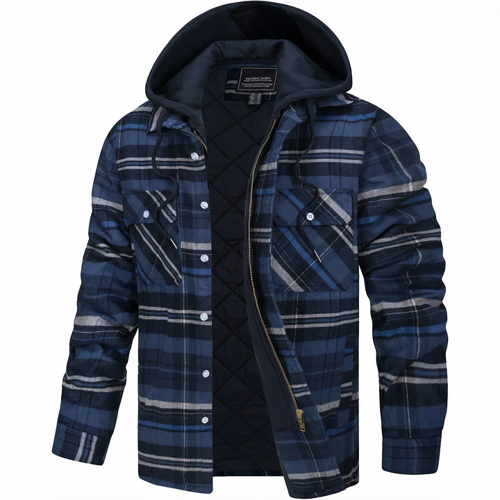 Men's Checked Fall Jacket – Finn