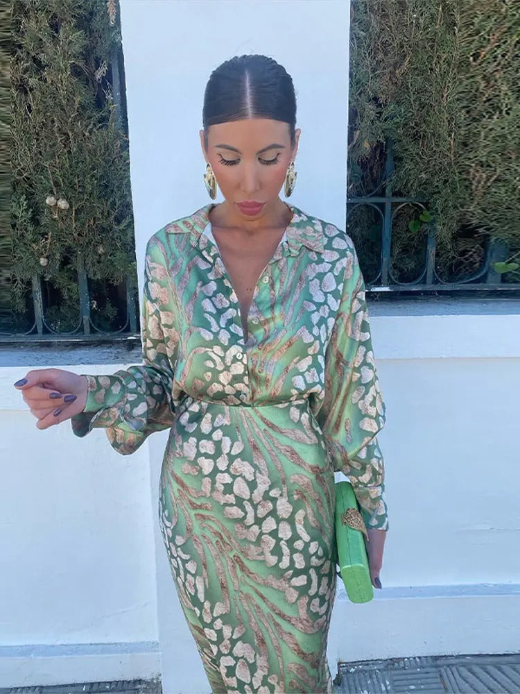 Colorful Summer Set with Luxury Pattern - Elena