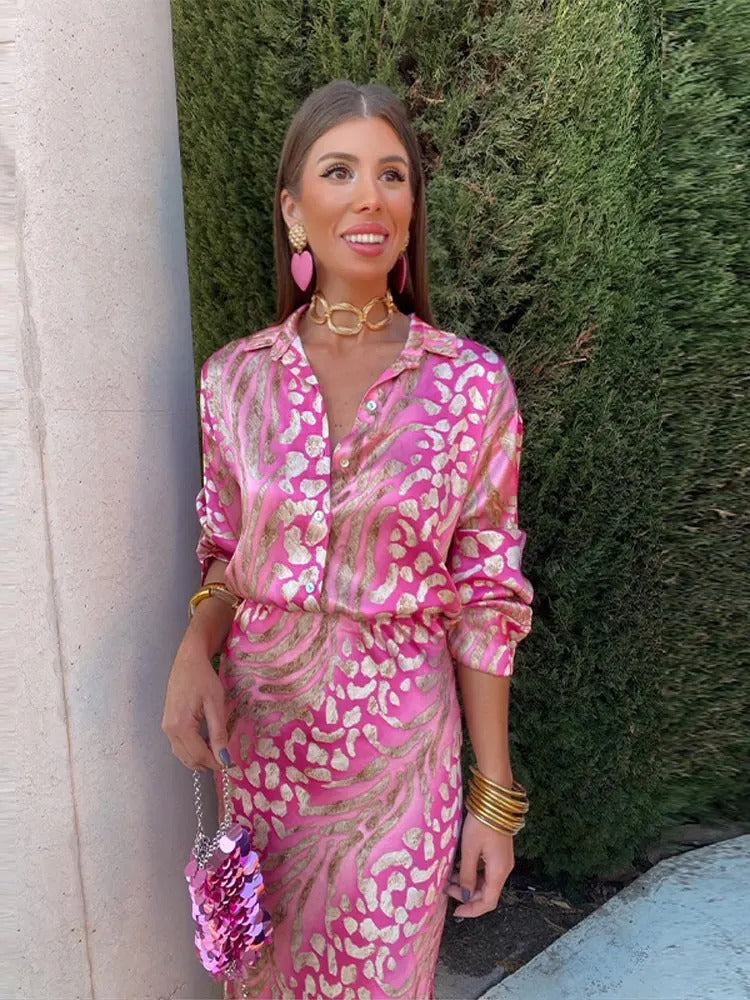 Colorful Summer Set with Luxury Pattern - Elena