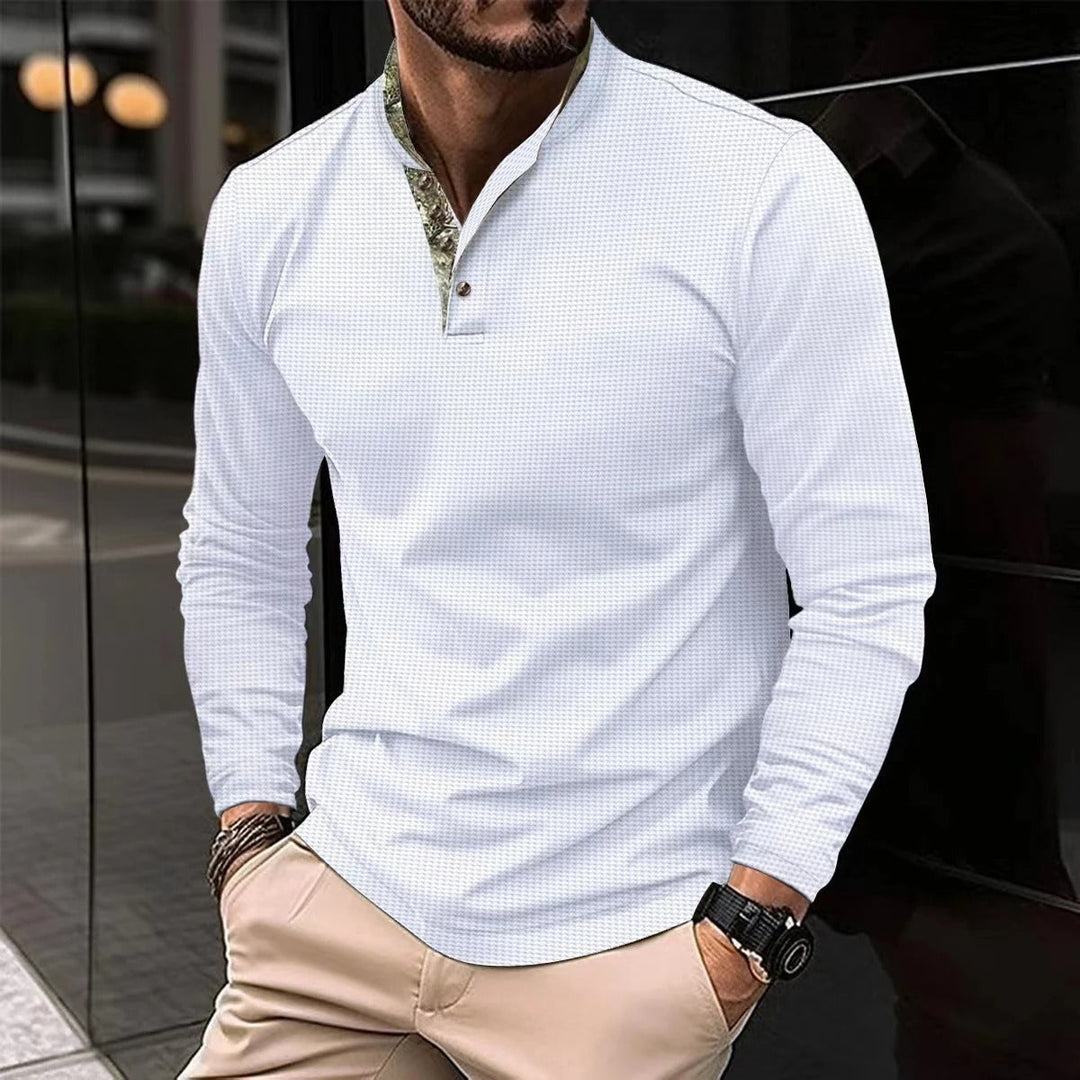 Stylish Long-Sleeve Men's Polo - Finn