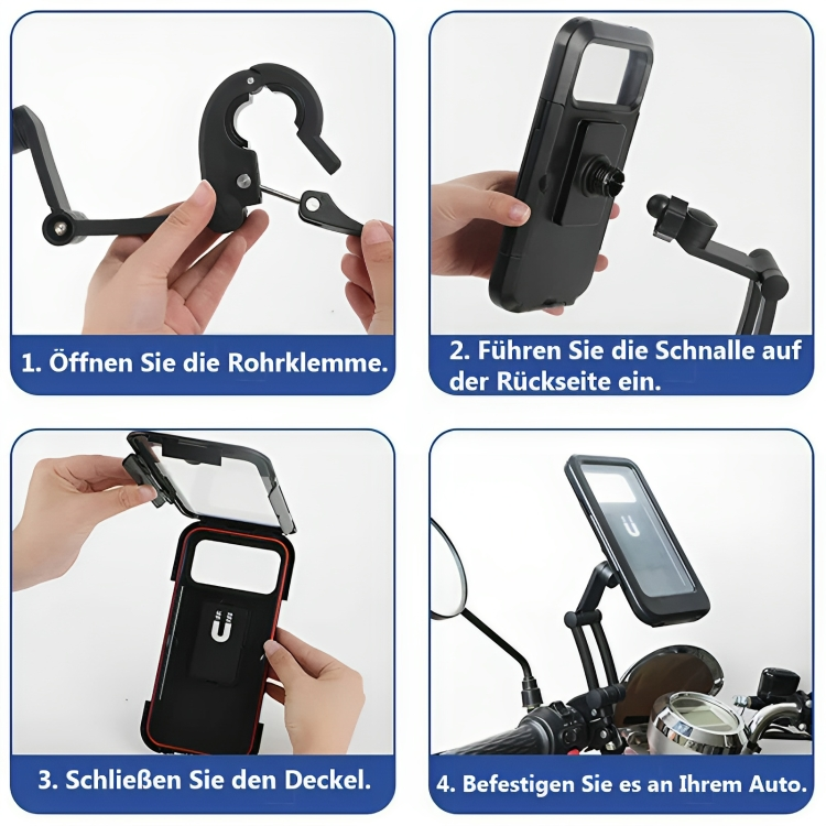 Uchwyt na smartfon do roweru i roweru górskiego - WeatherGuard