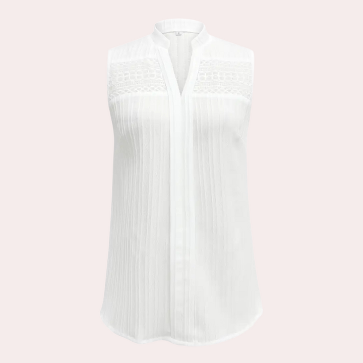 Stylish White Top for Women - Romy