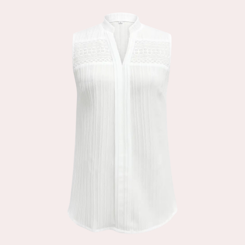 Stylish White Top for Women - Romy