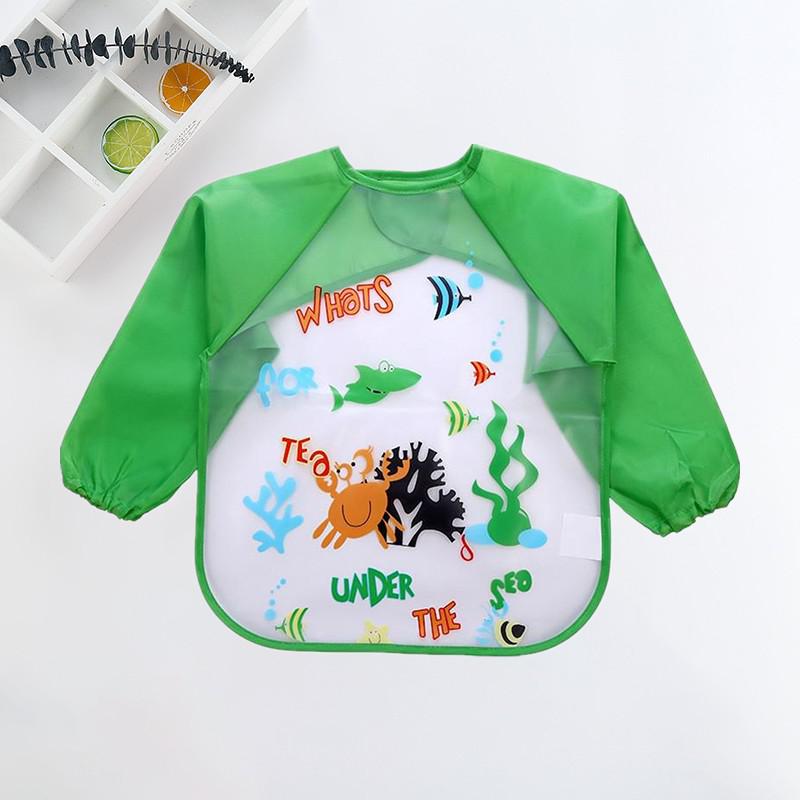 Waterproof Baby Bib with Sleeves