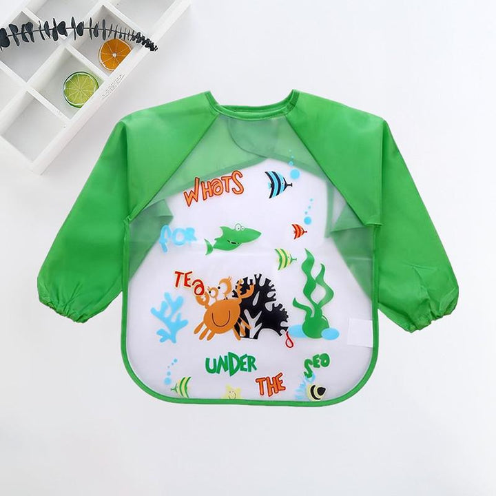 Waterproof Baby Bib with Sleeves