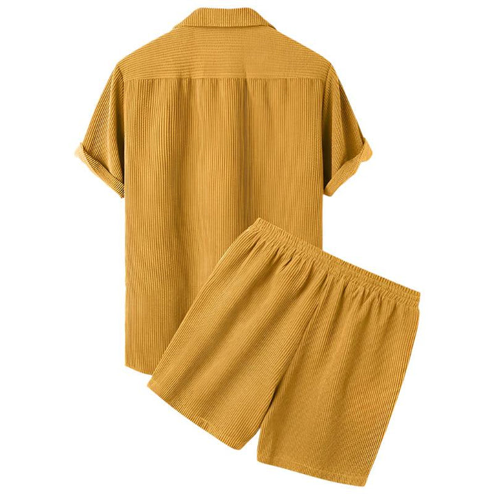 Two-piece men's velour summer set – Fabio