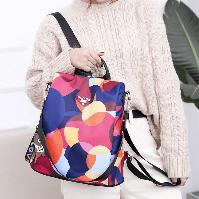 Waterproof Anti-Theft Women's Backpack with Multiple Compartments – SafeHold