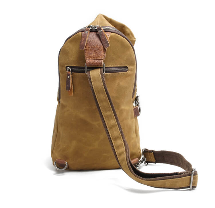 Waterproof Canvas Shoulder Bag with Anti-Theft Pocket – MultiWear