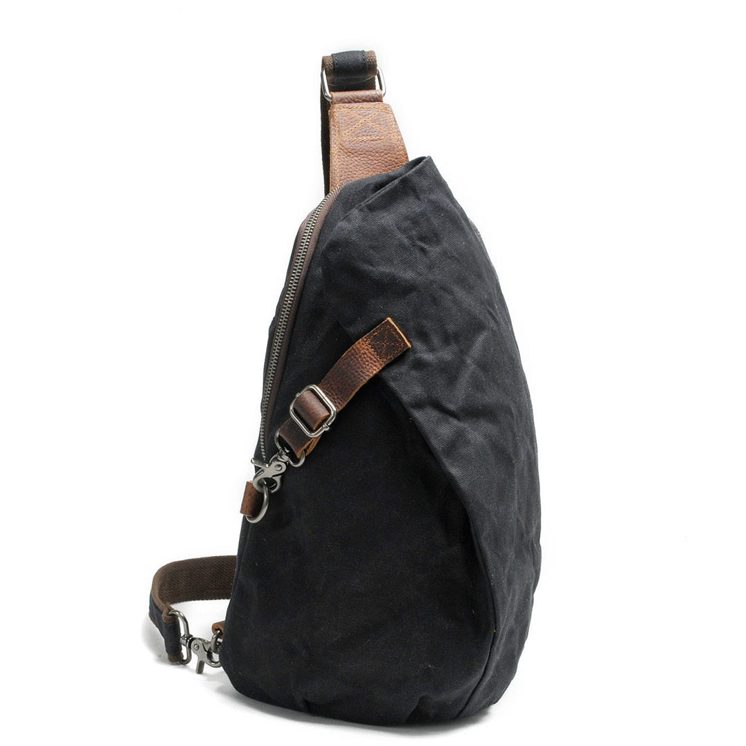 Waterproof Canvas Shoulder Bag with Anti-Theft Pocket – MultiWear