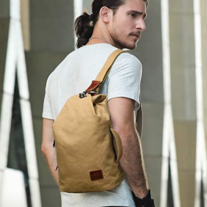 Waterproof Canvas Shoulder Bag with Anti-Theft Pocket – MultiWear