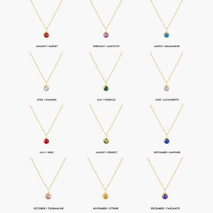 Geboortesteen Ketting - Aurora