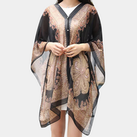 Versatile Poncho Scarf for Women - Mira