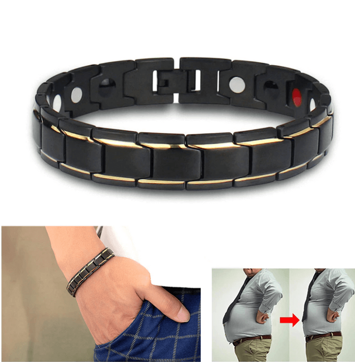 Pulsera magnética de acero inoxidable – CoreFlex