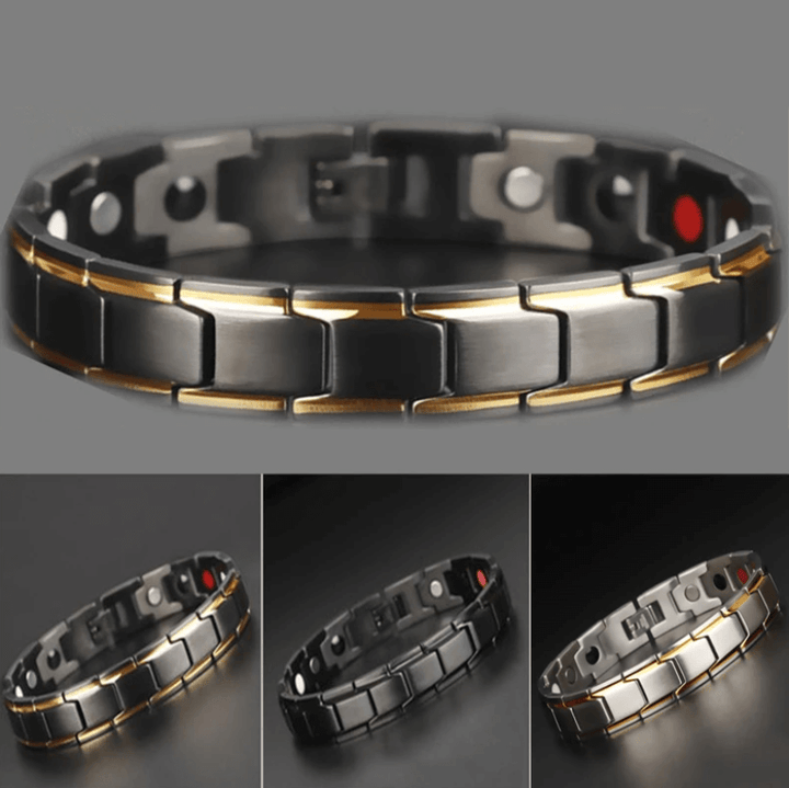 Pulsera magnética de acero inoxidable – CoreFlex