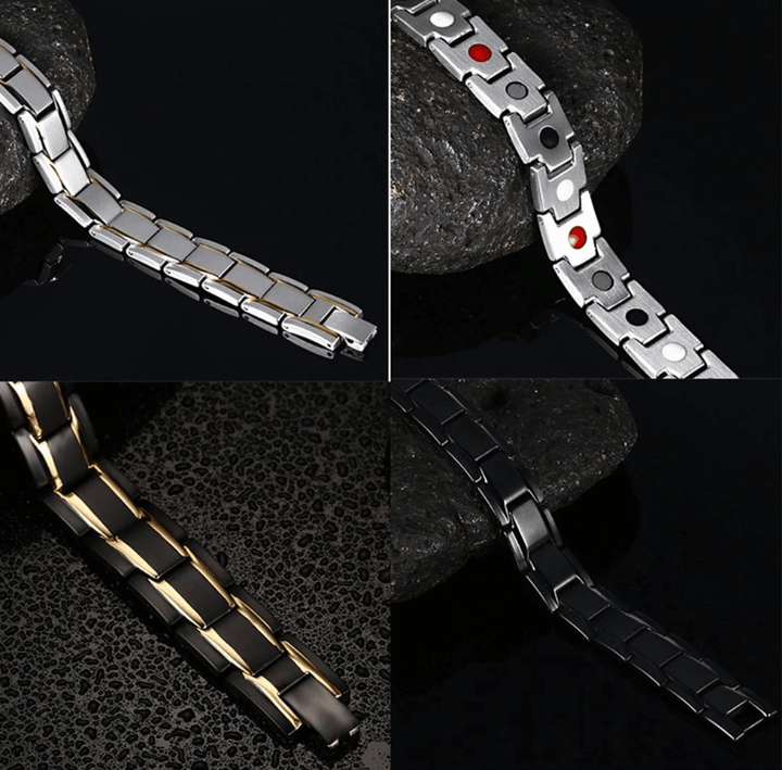 Pulsera magnética de acero inoxidable – CoreFlex