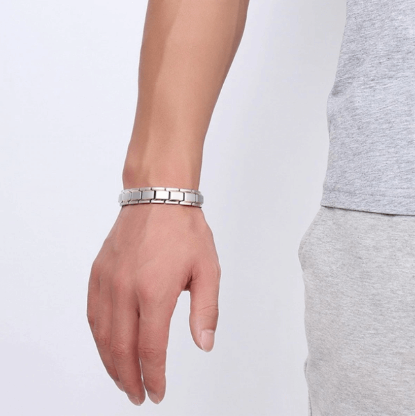 Pulsera magnética de acero inoxidable – CoreFlex
