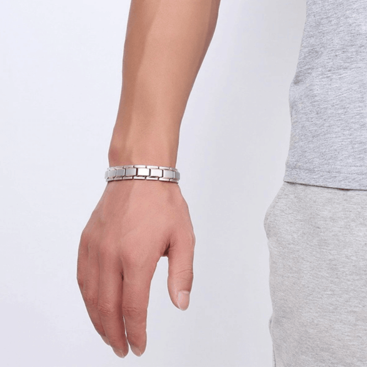 Pulsera magnética de acero inoxidable – CoreFlex
