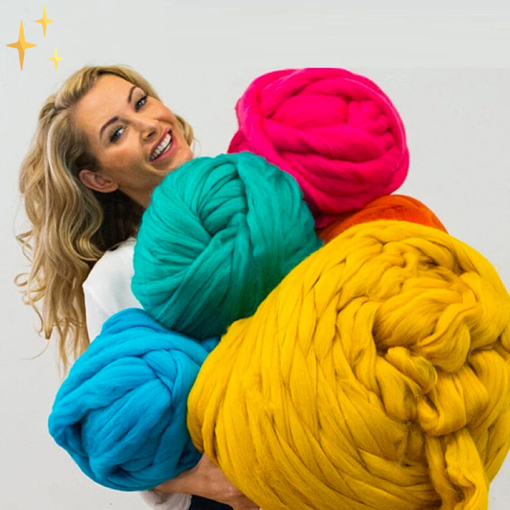 DIY Chunky XL Wol Garen voor Superzachte Deken - CosyWeave
