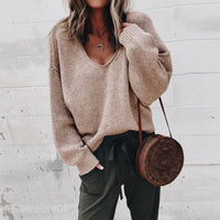 Dzianinowy Oversize Sweter Damski - Aurora