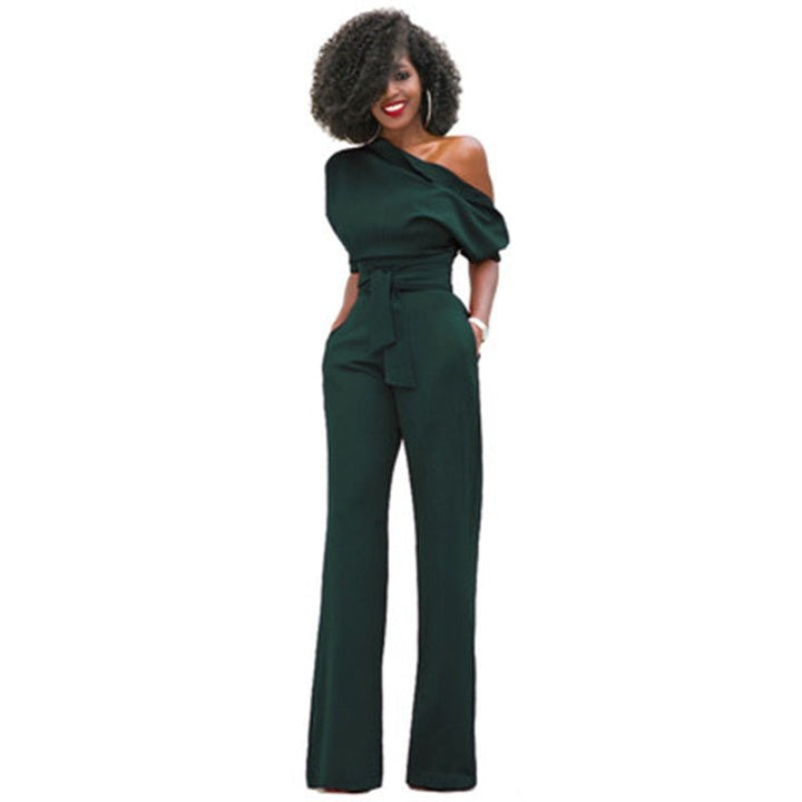 Solid Color Bodycon Women's Jumpsuit - Sofia