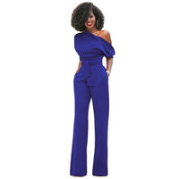 Solid Color Bodycon Women's Jumpsuit - Sofia