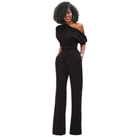 Solid Color Bodycon Women's Jumpsuit - Sofia