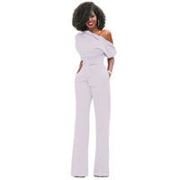 Solid Color Bodycon Women's Jumpsuit - Sofia