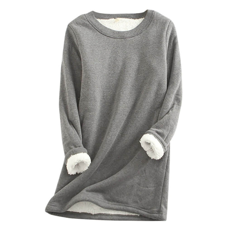 Women's Fleece Sweater with Lining – Mira