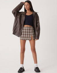 Oversized Loose Leather Women's Jacket – Yara