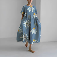 Sukienka Maxi Boho-Kwiaty - FloraChic