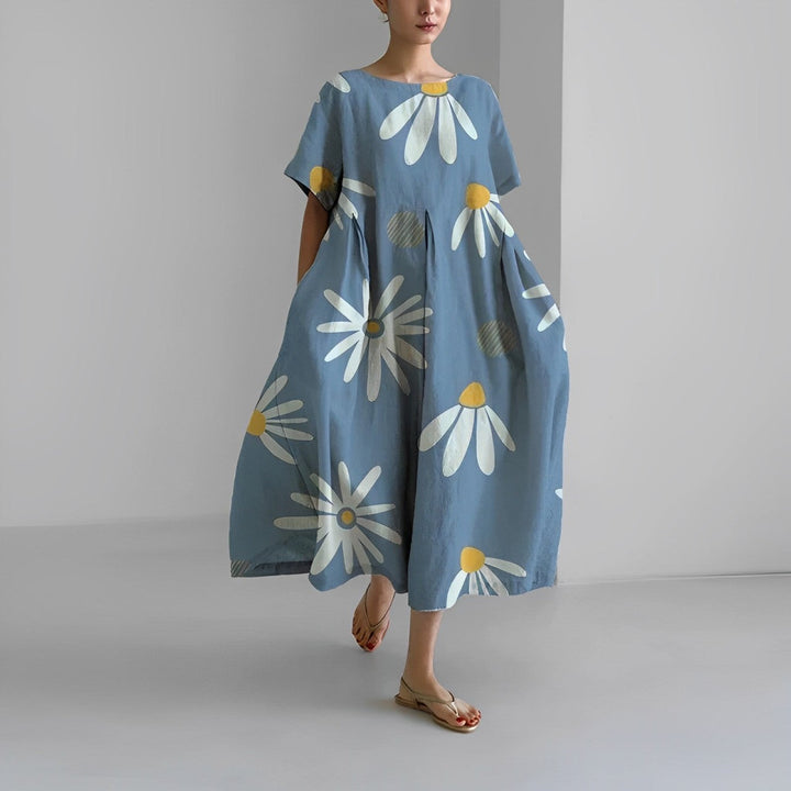 Sukienka Maxi Boho-Kwiaty - FloraChic