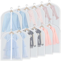 PEVA Kledinghoes Set – 24-Pack Hangende Kledinghoezen in 3 Maten