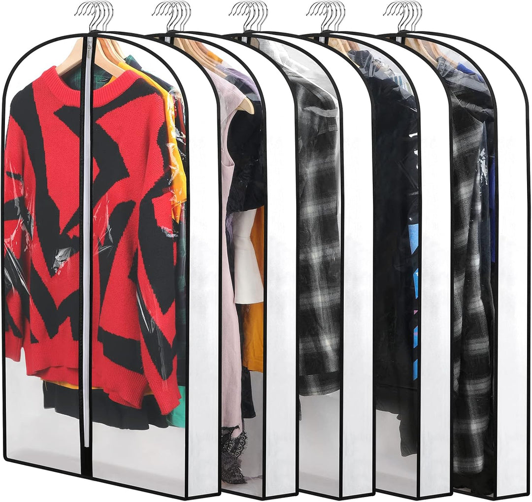 PEVA Kledinghoes Set – 24-Pack Hangende Kledinghoezen in 3 Maten