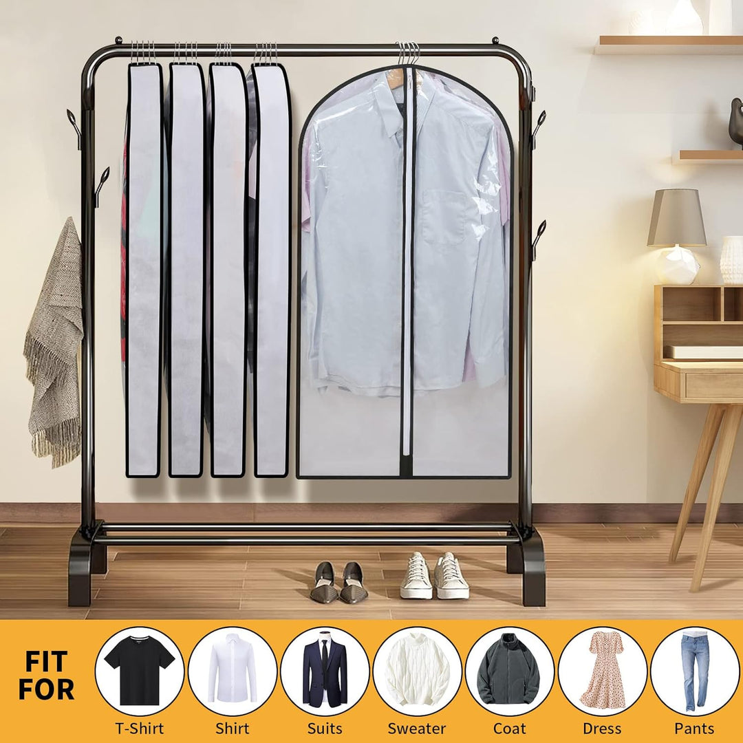 PEVA Kledinghoes Set – 24-Pack Hangende Kledinghoezen in 3 Maten