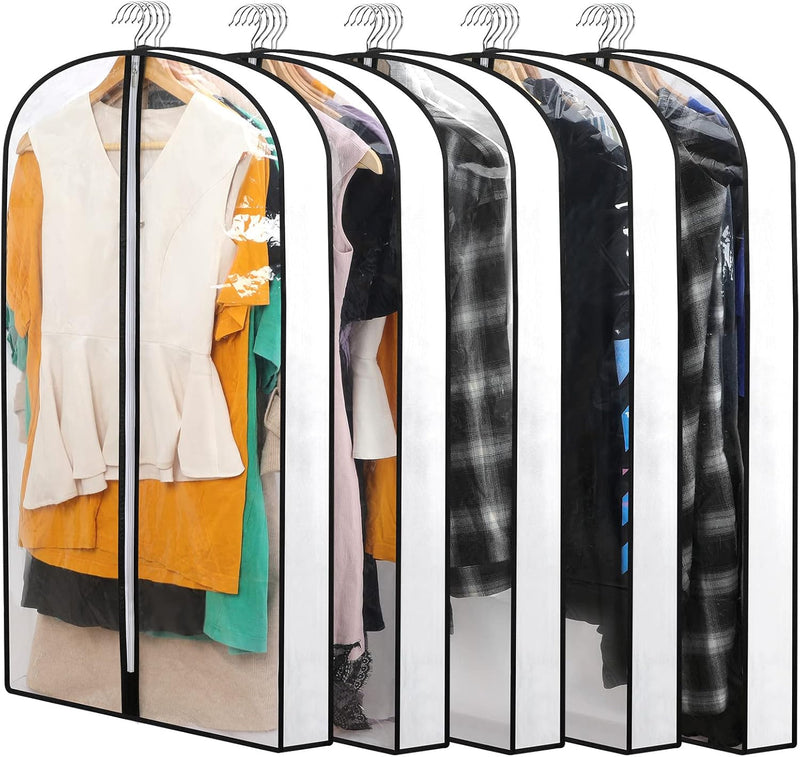 PEVA Kledinghoes Set – 24-Pack Hangende Kledinghoezen in 3 Maten