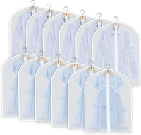 PEVA Kledinghoes Set – 24-Pack Hangende Kledinghoezen in 3 Maten