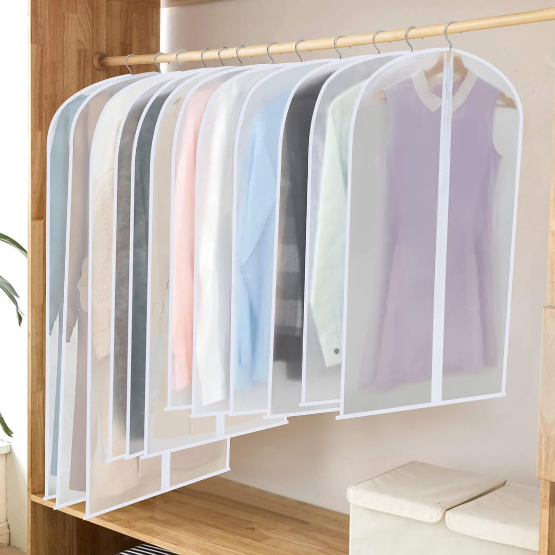 PEVA Kledinghoes Set – 24-Pack Hangende Kledinghoezen in 3 Maten