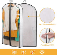 PEVA Kledinghoes Set – 24-Pack Hangende Kledinghoezen in 3 Maten