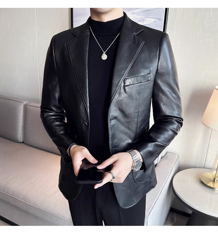 Leren Blazer voor Heren - Maverik