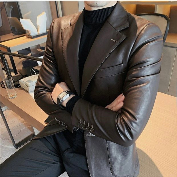 Leren Blazer voor Heren - Maverik