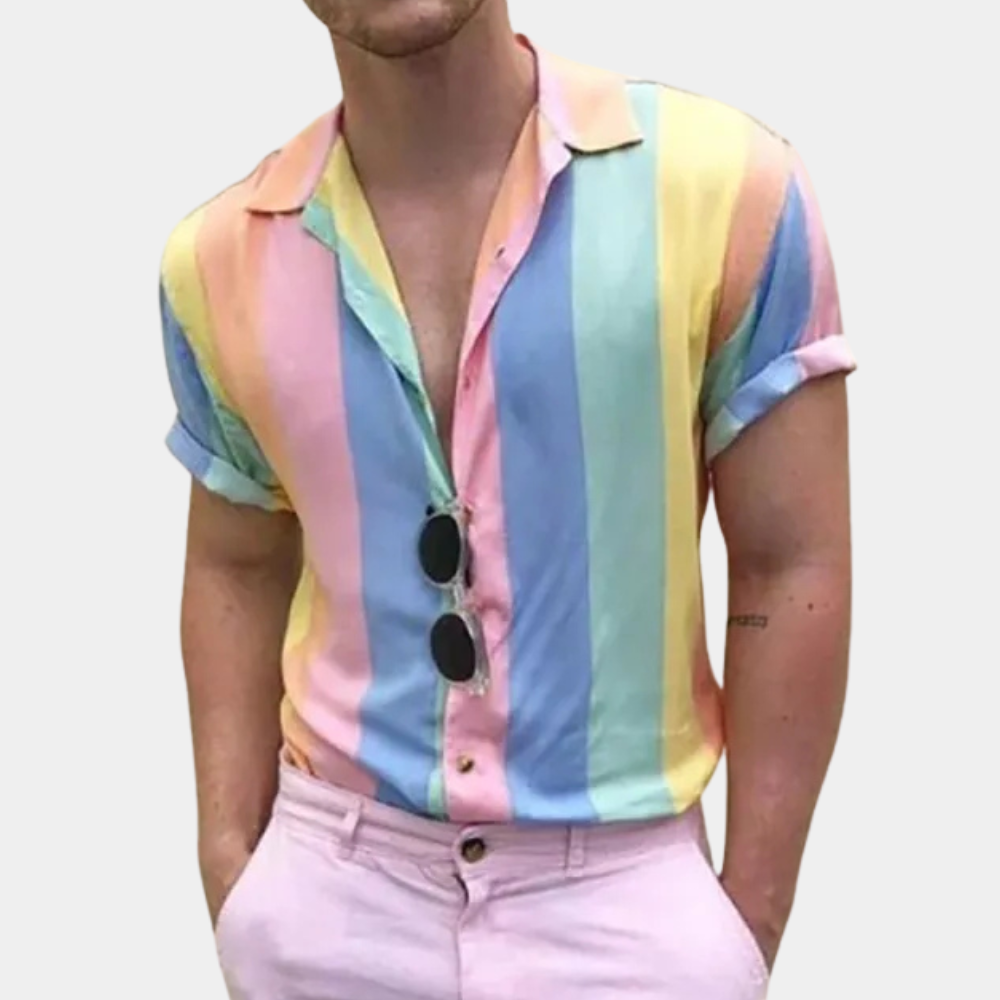 Colorful Striped Shirt for Men - Lorenzo